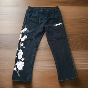 Ninja Sweat Pants Size XL Women's Black Floral